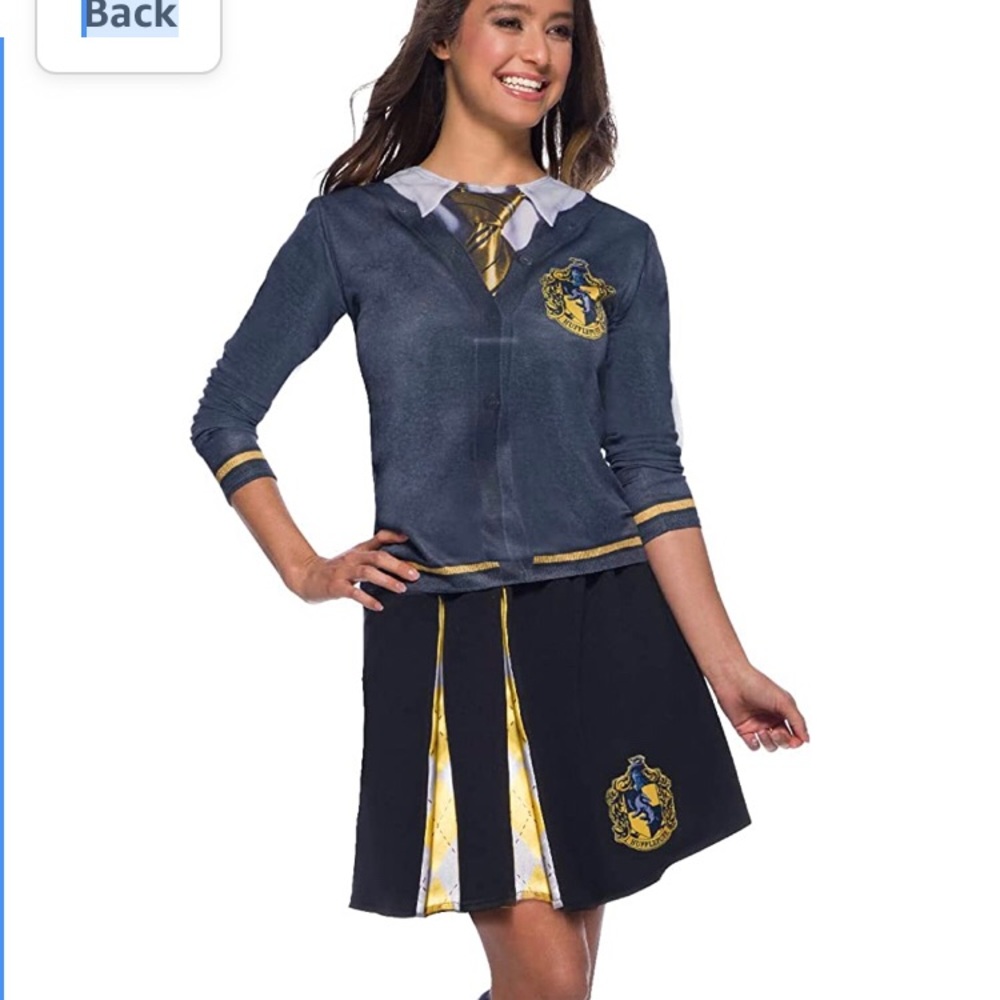 Harry Potter Hufflepuff Costume 2 pc M